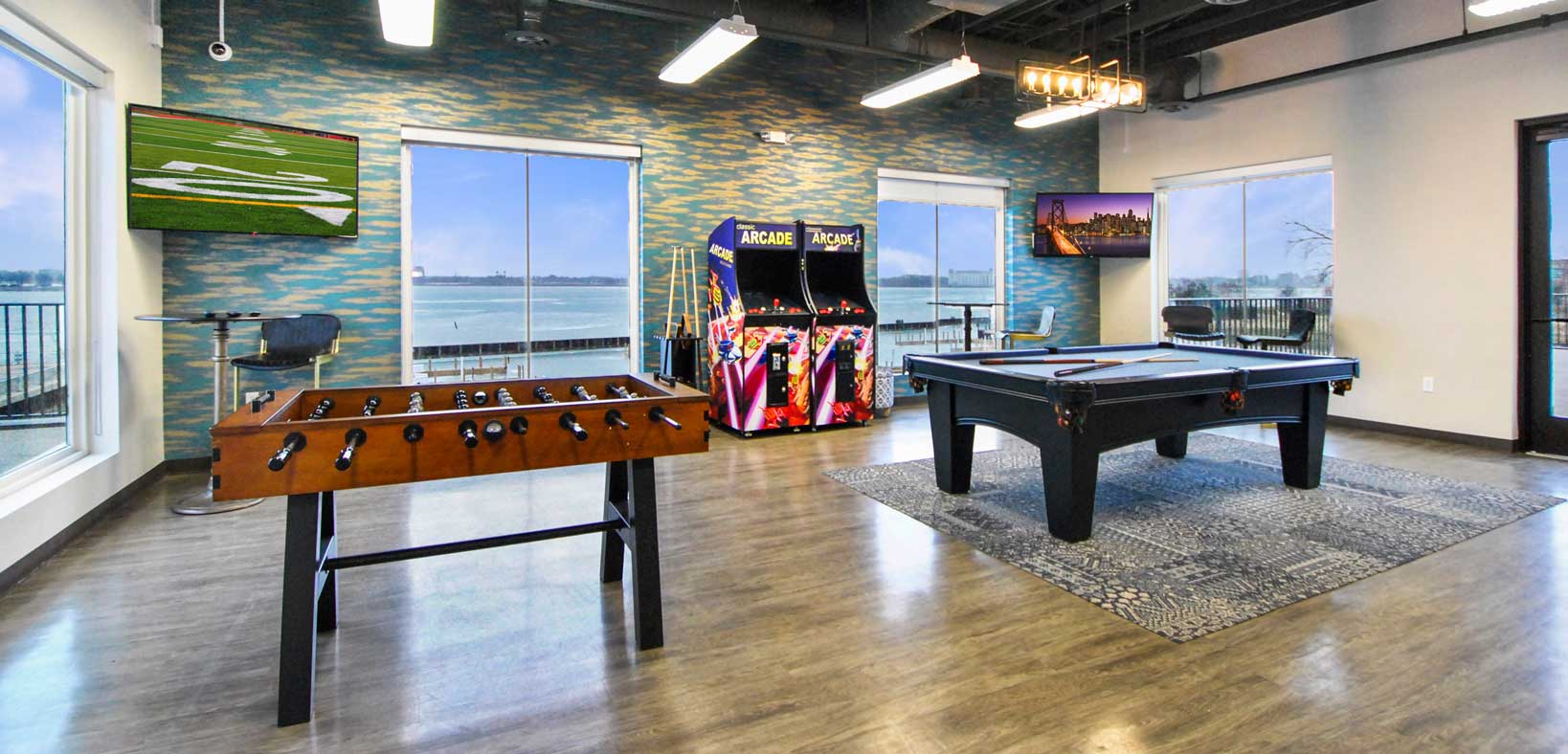 Waters Edge Clubhouse Arcade