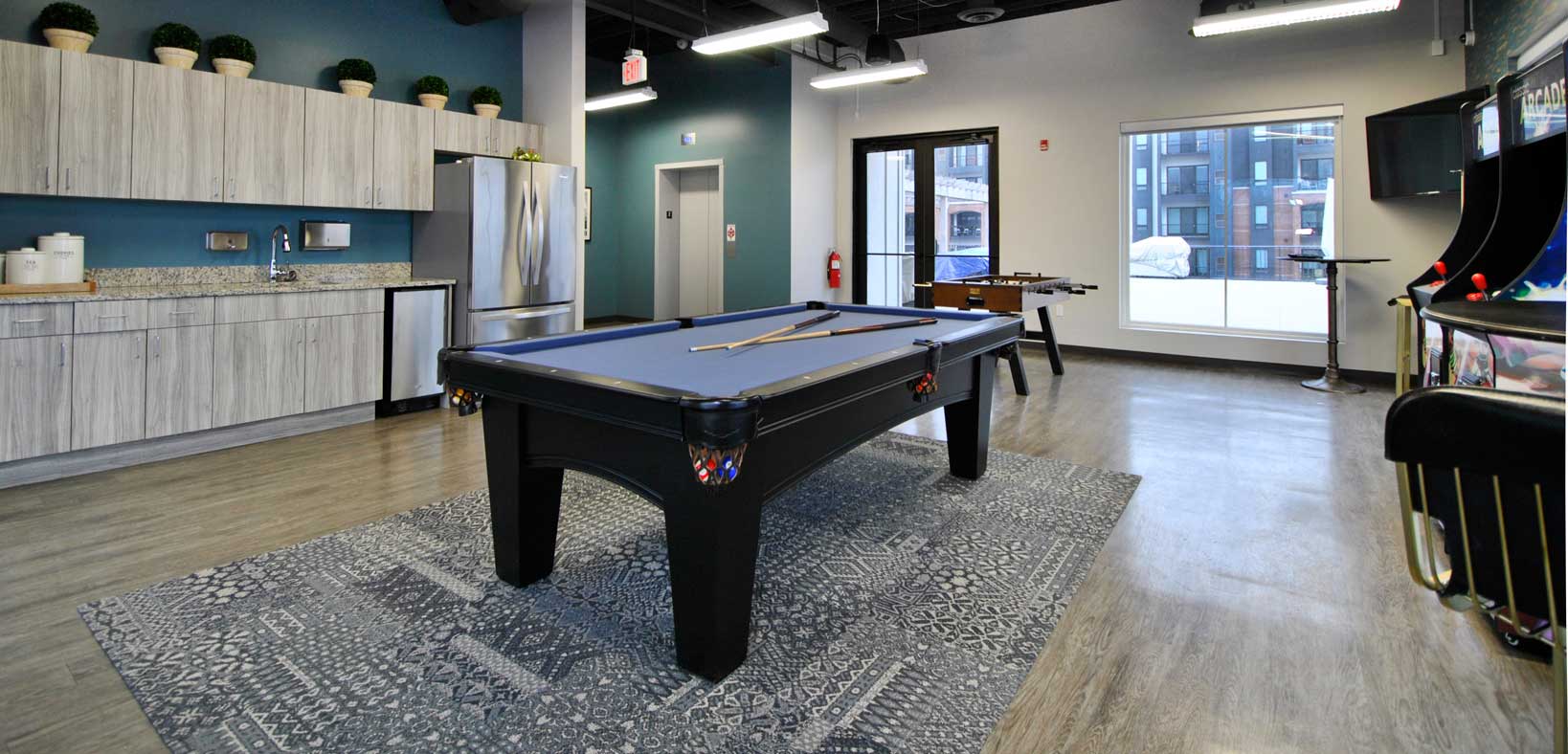 Waters Edge Clubhouse Pool Table